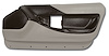 465984 Right Hand Door Panel For Coupe & Convertlble, 1994-1996 Chevy Corvette, Gray - image 1