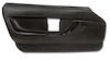 467020 Left Hand Convertible Door Panel, 1994-1996 Chevy Corvette, Black - image 1