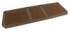 467523 Rear Compartment Unit, 1973-1973 Chevy Corvette, Dark Saddle 80/20 3 Door - image 1