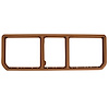 468023 Rear Compartment Unit Master Frame, 1973-1973 Chevy Corvette, Dark Saddle 3-Door - image 1