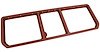 468038 Rear Compartment Unit Master Frame, 1968-1968 Chevy Corvette, Dark Orange 3-Door - image 1