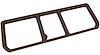 468056 Rear Compartment Unit Master Frame, 1968-1969 Chevy Corvette, Saddle 3-Door - image 1