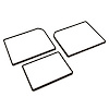 468128 Rear Compartment Unit Door Frames, 1968-1968 Chevy Corvette, Tobacco 3 Piece - image 1