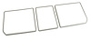 468173 Rear Compartment Unit Door Frames, 1978-1978 Chevy Corvette, Oyster 3 Piece - image 1