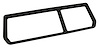 468221 Rear Compartment Unit Master Frame, 1982-1982 Chevy Corvette, Charcoal 2-Door - image 1