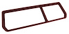 468226 Rear Compartment Unit Master Frame, 1982-1982 Chevy Corvette, Red 2-Door - image 1