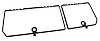 468314 Rear Compartment Unit Door Frames, 1979-1979 Chevy Corvette, Green 2 Piece - image 1