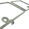 468359 Rear Compartment Unit Door Frames, 1982-1982 Chevy Corvette, Silvergreen 2 Piece - image 3