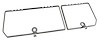 468364 Rear Compartment Unit Door Frames, 1981-1981 Chevy Corvette, Silver 2Pace - image 1