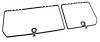 468368 Rear Compartment Unit Door Frames, 1982-1982 Chevy Corvette, Gray 2 Piece - image 1