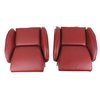 468527 Mounted Leather Seat Covers, 1984-1985 Chevy Corvette, Red Standard No-Perforations - image 2