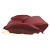 468527 Mounted Leather Seat Covers, 1984-1985 Chevy Corvette, Red Standard No-Perforations - image 3