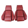 468527 Mounted Leather Seat Covers, 1984-1985 Chevy Corvette, Red Standard No-Perforations - image 4