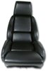 468820KCP Interior Package, 1984-1988 Chevy Corvette, Mounted Standard Leather Like Seats, Black W/Solid Inserts - image 2
