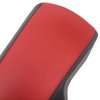 46895 Console Lid, 2005-2013 Chevy Corvette, Ebony/Red 2-Tone Leather - image 3