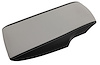 46896 Console Lid, 2005-2013 Chevy Corvette, Ebony/Titanium 2-Tone Leather - image 1