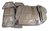 468979 OE Style Leather-Like Sport Seat Covers W/O Perforated Inserts, 1988-1988 Chevy Corvette, Gray - image 1