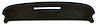 469520 Dash Shield, 1968-1969 Chevy Corvette, Black - image 1