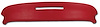 469530 Dash Shield, 1968-1969 Chevy Corvette, Red - image 1