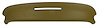 469556 Dash Shield, 1968-1969 Chevy Corvette, Saddle - image 1