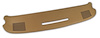 469615 Dash Shield, 1970-1972 Chevy Corvette, Light Saddle - image 1