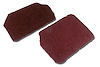 471686 FRONT SPEAKER COVER CARPETS, 1993-1993 Chevy Corvette, RUBY RED PILE - image 1