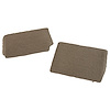 471784 FRONT SPEAKER COVER ASSYS, 1992-1993 Chevy Corvette, GRAY PILE - image 1