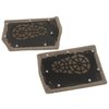 471784 FRONT SPEAKER COVER ASSYS, 1992-1993 Chevy Corvette, GRAY PILE - image 3