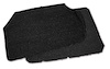 471820 Front Speaker Cover Carpets, 1994-1996 Chevy Corvette, Black Tru-Vet - image 1