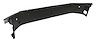 473020 Coupe Rear Roof Panels, 1984-1990 Chevy Corvette, Black - image 1