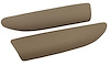 479696 Leather Armrest Pads, 2005-2013 Chevy Corvette, Cashmere - image 1
