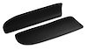 479888 Leather Armrest Pads, 1997-2004 Chevy Corvette, Gray - image 1