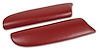 479889 Leather Armrest Pads, 1997-1999 Chevy Corvette, Red - image 1