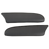 479890 Leather Armrest Pads, 1997-2004 Chevy Corvette, Black - image 1