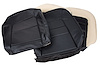 480220 Driver Leather Seat Covers, 1965-1965 Chevy Corvette, Black - image 1