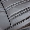 480920 Driver Leather Seat Covers, 1973-1974 Chevy Corvette, Black, Leather/Vinyl - image 3