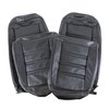 481020 Driver Leather Seat Covers, 1975-1975 Chevy Corvette, Black, Leather/Vinyl - image 2