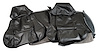 483620 Driver Leather Seat Covers, 1984-1988 Chevy Corvette, Black, Standard No-Perforations - image 1