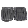 484420 Driver Leather Seat Covers, 1970-1971 Chevy Corvette, Black, 100-percent-Leather - image 4