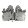 485899 100-percent Leather Standard Seat Covers, 2006-2011 Chevy Corvette, Light Titanium - image 2