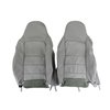 485899 100-percent Leather Standard Seat Covers, 2006-2011 Chevy Corvette, Light Titanium - image 3