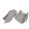 486099 Leather Sport Seat Covers W/Vinyl Trim, 2006-2011 Chevy Corvette, Light Titanium - image 3