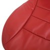 486197 100-percent Leather Sport Seat Covers, 2005-2011 Chevy Corvette, Red - image 4