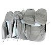 486199 100-percent Leather Sport Seat Covers, 2006-2011 Chevy Corvette, Light Titanium - image 2