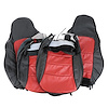 486397 Leather Standard Seat Covers W/Vinyl Trim, 2005-2011 Chevy Corvette, Ebony & Red - image 1