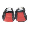 486497 100-percent Leather Standard Seat Covers, 2005-2011 Chevy Corvette, Ebony & Red - image 4