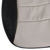 486499 100-percent Leather Standard Seat Covers, 2005-2011 Chevy Corvette, Ebony & Light Titanium - image 4