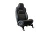 487299 100-percent Leather Sport Seat Covers, 2012-2013 Chevy Corvette, Ebony & Light Titanium - image 2