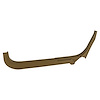 491872 Door Sill, 1986-1987 Chevy Corvette, Saddle Right/Passenger Convertible - image 1