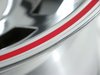 4989 Reproduction YJ8 Aluminum Wheel, 1978 Chevy Corvette [Size: 15"x8"] Polished w/Red Stripe - image 2